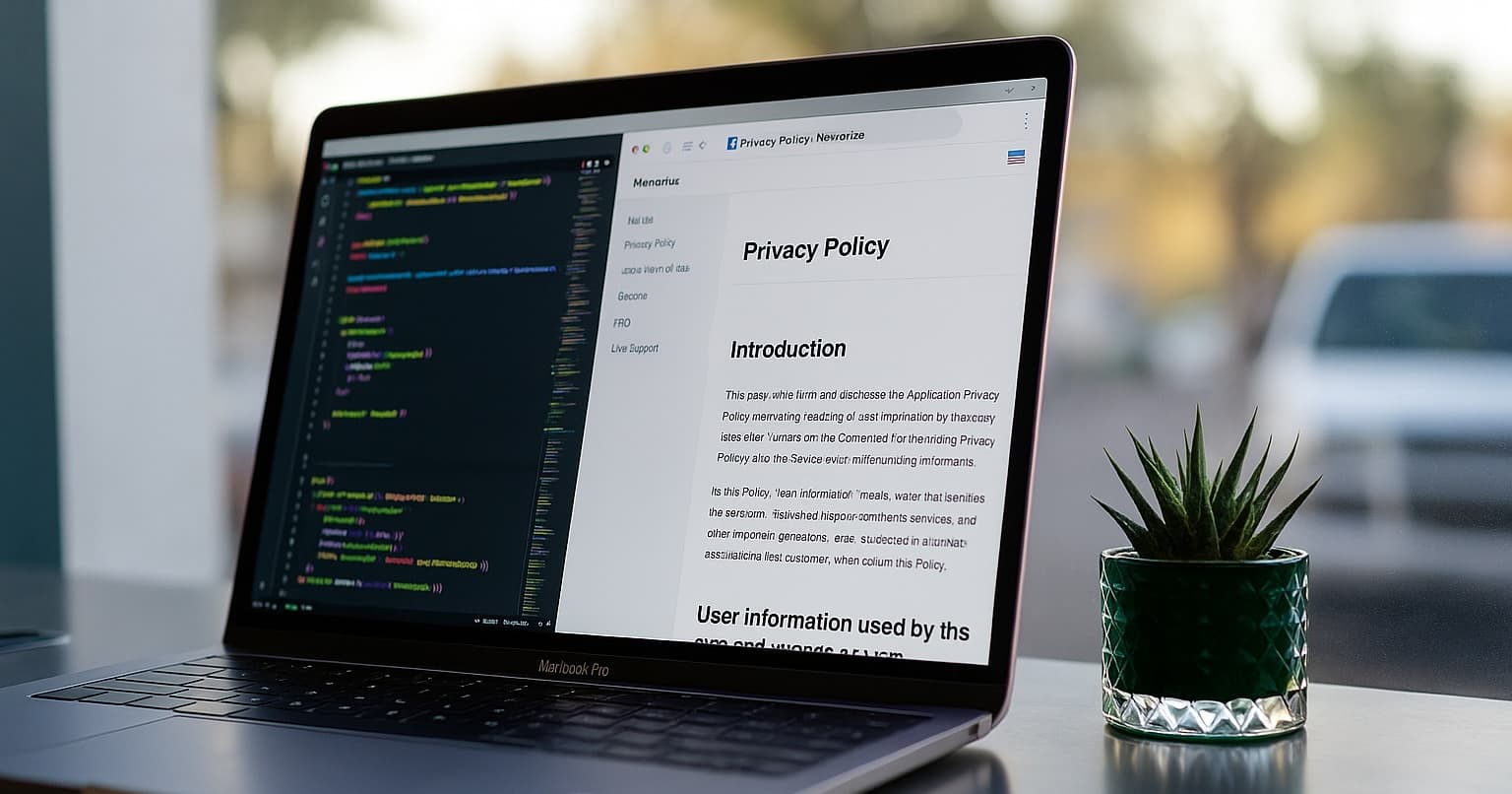 個人開発者がWebサイトを構築している様子